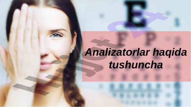 Analizatorlar haqida tushuncha
