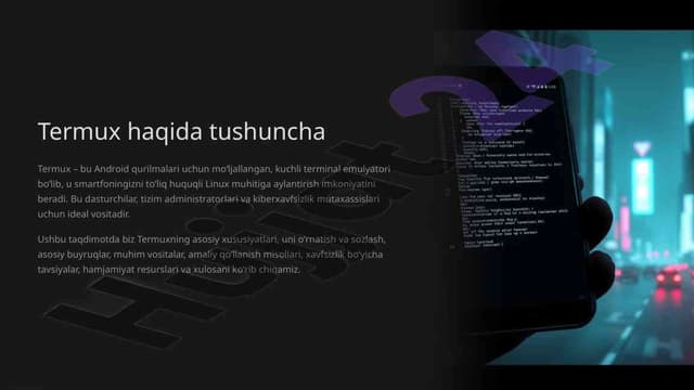 Termux Haqida Tushuncha