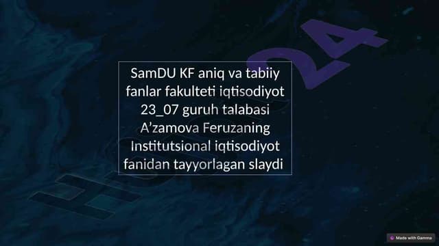 Bozor institutlari