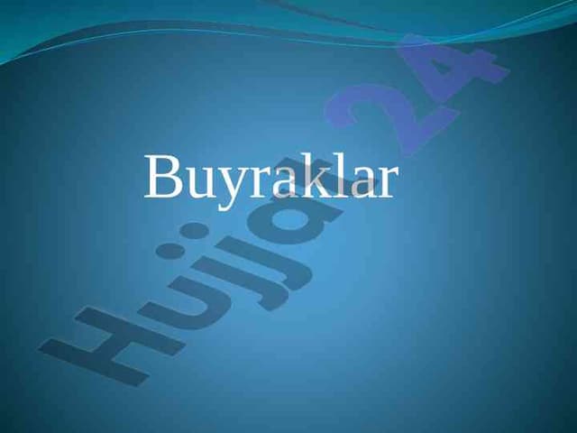 Buyraklar Ayiruv Jarayonlari