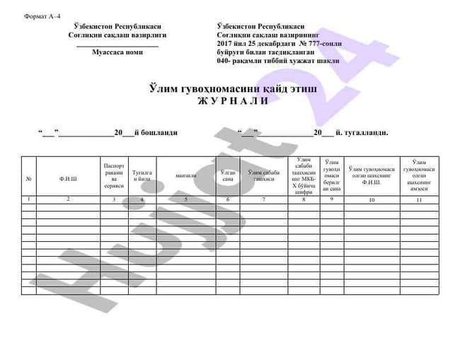 Formats A4