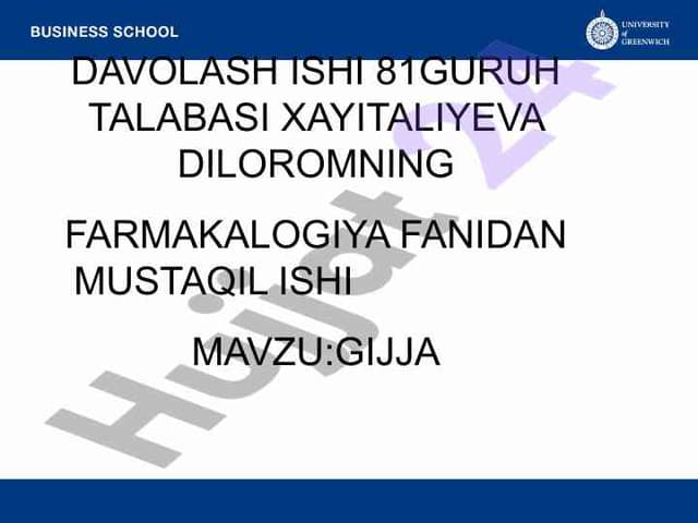 Gelmintezlar va Parazitlar