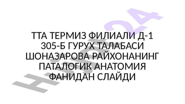 Nekroz va Apoptoz