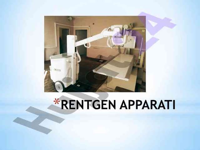 Rentgen, UZI va MRT apparatlari