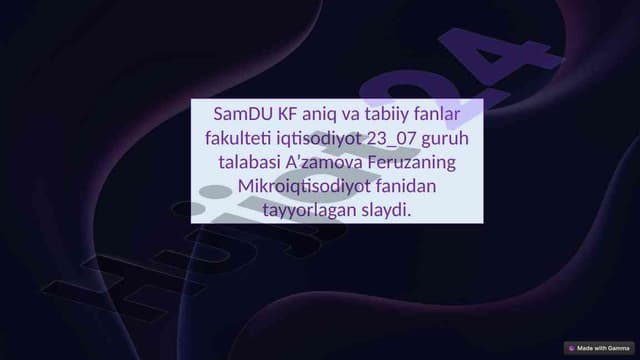 Umumiy iqtisodiy muvozanat